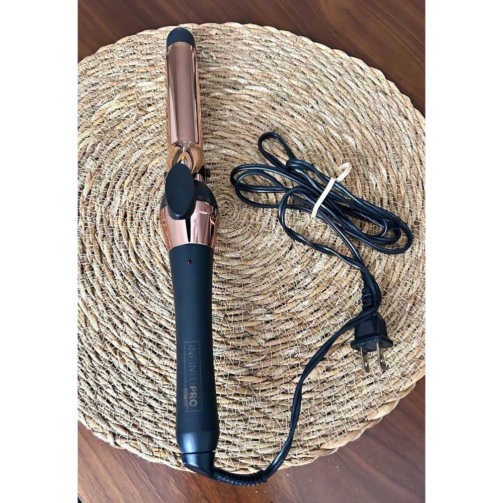 INFINIPRO by Conair CD117 1 in Ceramic Curling Iron 410°F 25 Heat Rose/Black